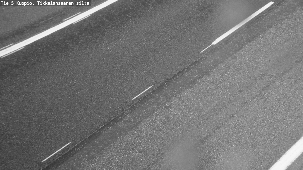 Weather Camera Image Road 5 Kuopio, Tikkalansaari, Kuopio, Pohjois-Savo