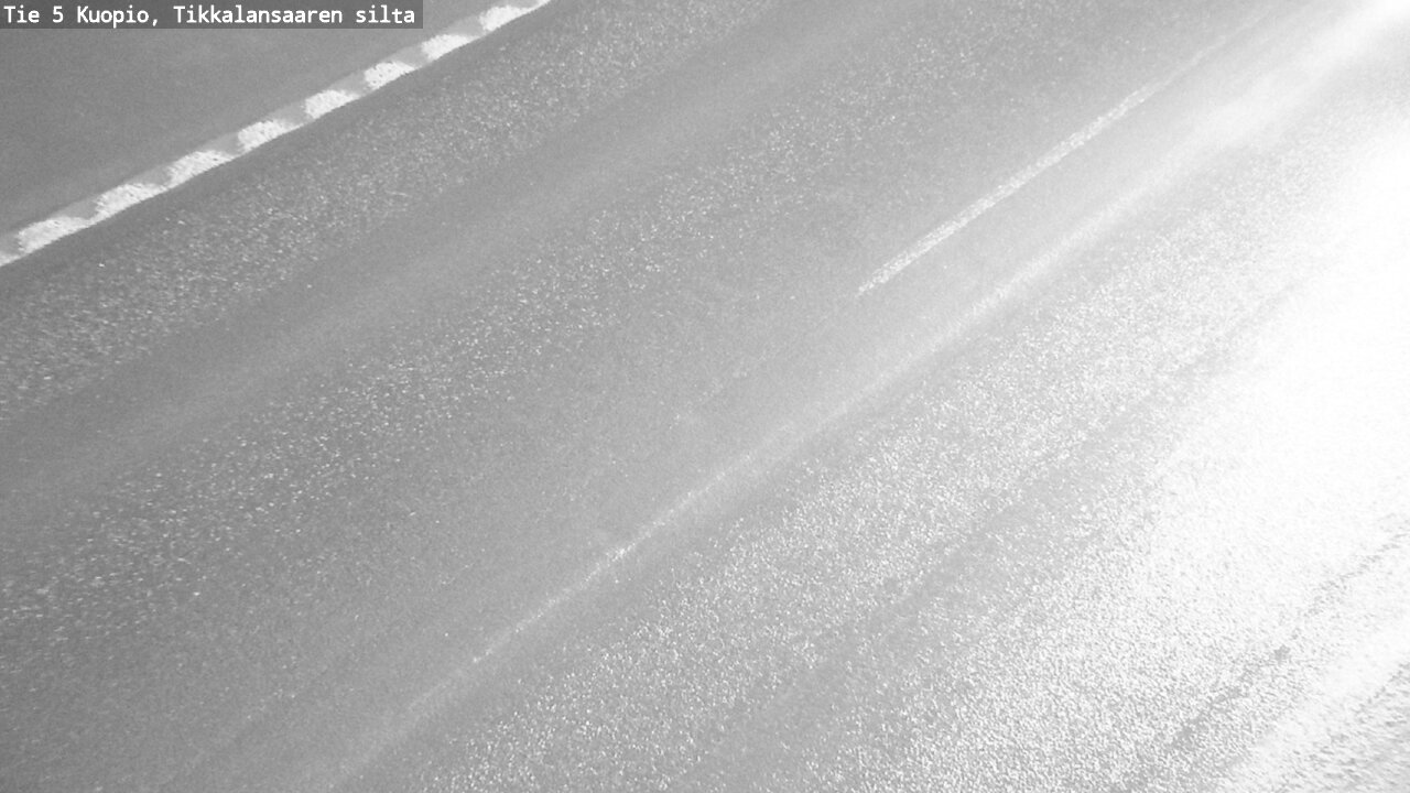Weather Camera Image Road 5 Kuopio, Tikkalansaari, Kuopio, Pohjois-Savo