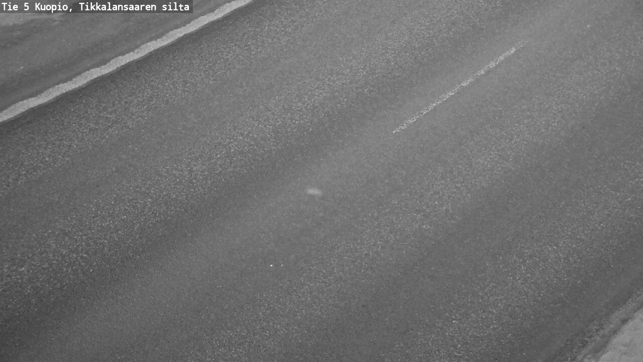 Weather Camera Image Road 5 Kuopio, Tikkalansaari, Kuopio, Pohjois-Savo
