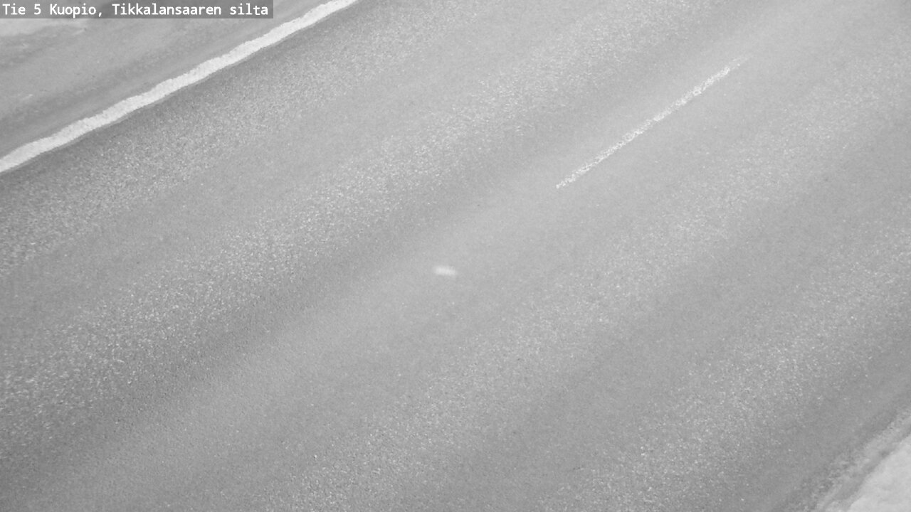 Weather Camera Image Road 5 Kuopio, Tikkalansaari, Kuopio, Pohjois-Savo