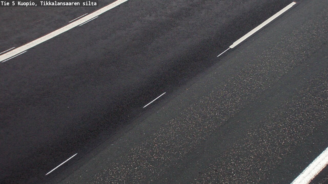 Weather Camera Image Road 5 Kuopio, Tikkalansaari, Kuopio, Pohjois-Savo