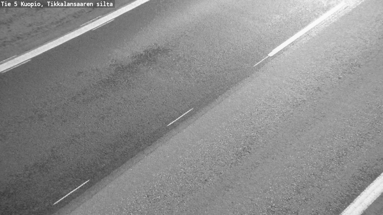 Weather Camera Image Road 5 Kuopio, Tikkalansaari, Kuopio, Pohjois-Savo