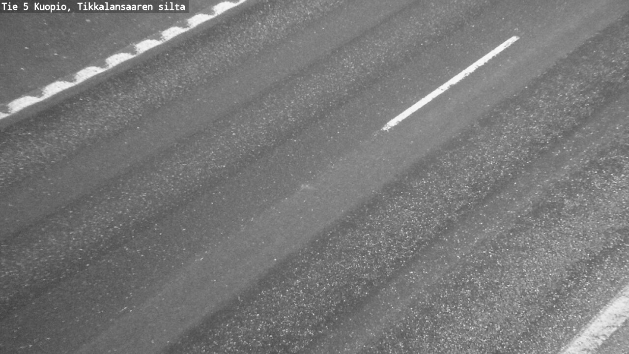 Weather Camera Image Road 5 Kuopio, Tikkalansaari, Kuopio, Pohjois-Savo