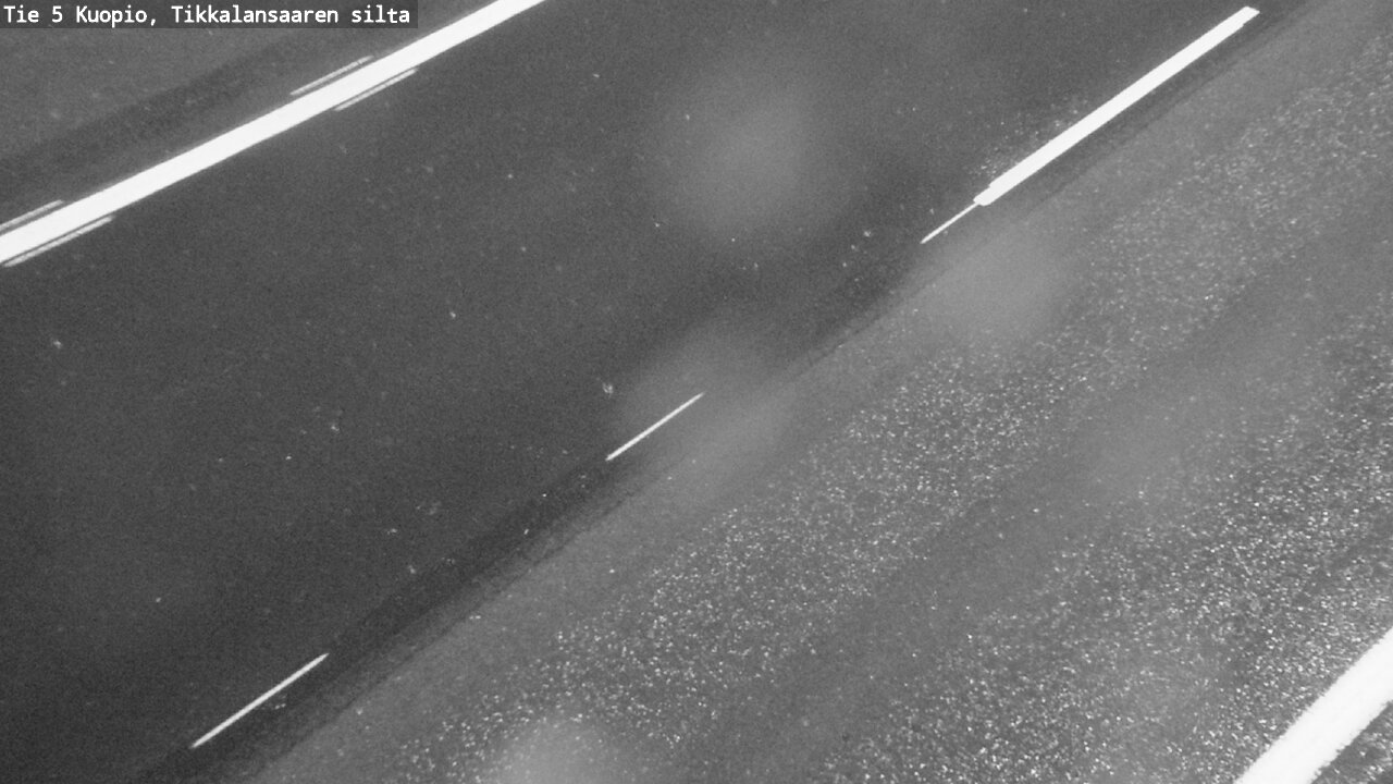 Weather Camera Image Road 5 Kuopio, Tikkalansaari, Kuopio, Pohjois-Savo