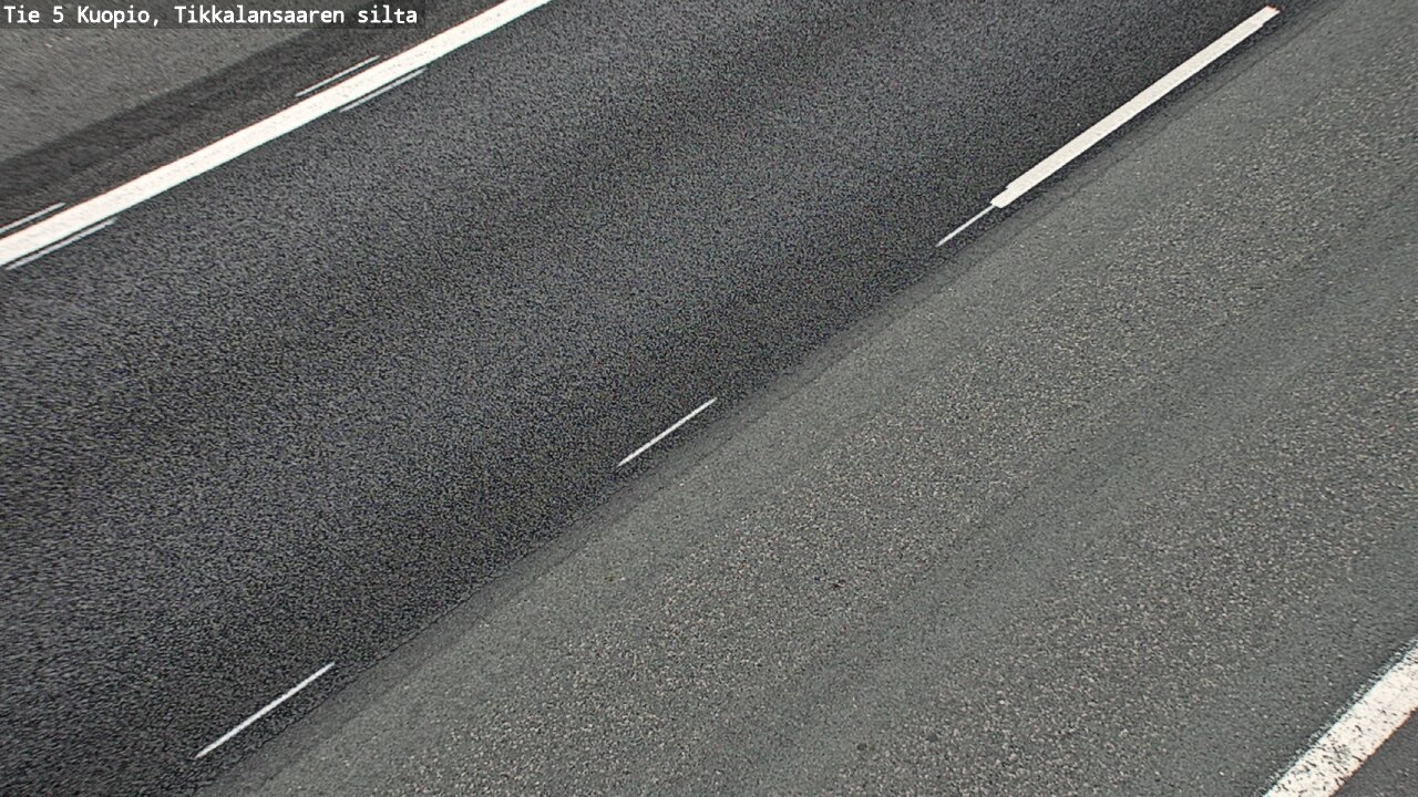 Weather Camera Image Road 5 Kuopio, Tikkalansaari, Kuopio, Pohjois-Savo