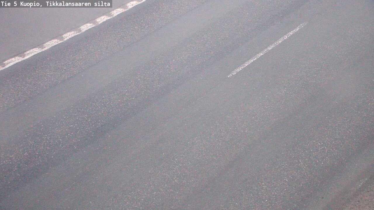 Weather Camera Image Road 5 Kuopio, Tikkalansaari, Kuopio, Pohjois-Savo