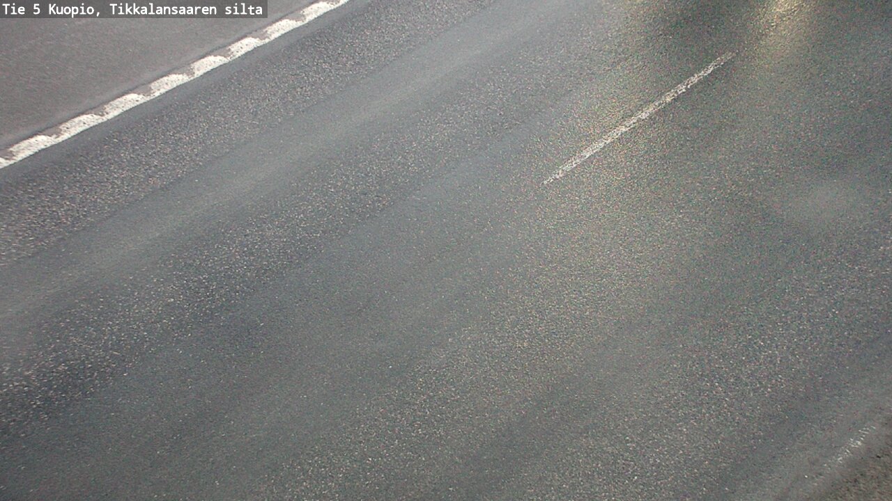 Weather Camera Image Road 5 Kuopio, Tikkalansaari, Kuopio, Pohjois-Savo