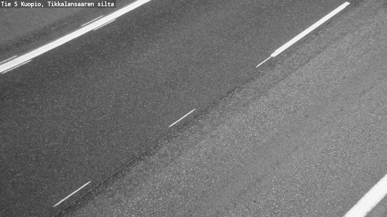 Weather Camera Image Road 5 Kuopio, Tikkalansaari, Kuopio, Pohjois-Savo