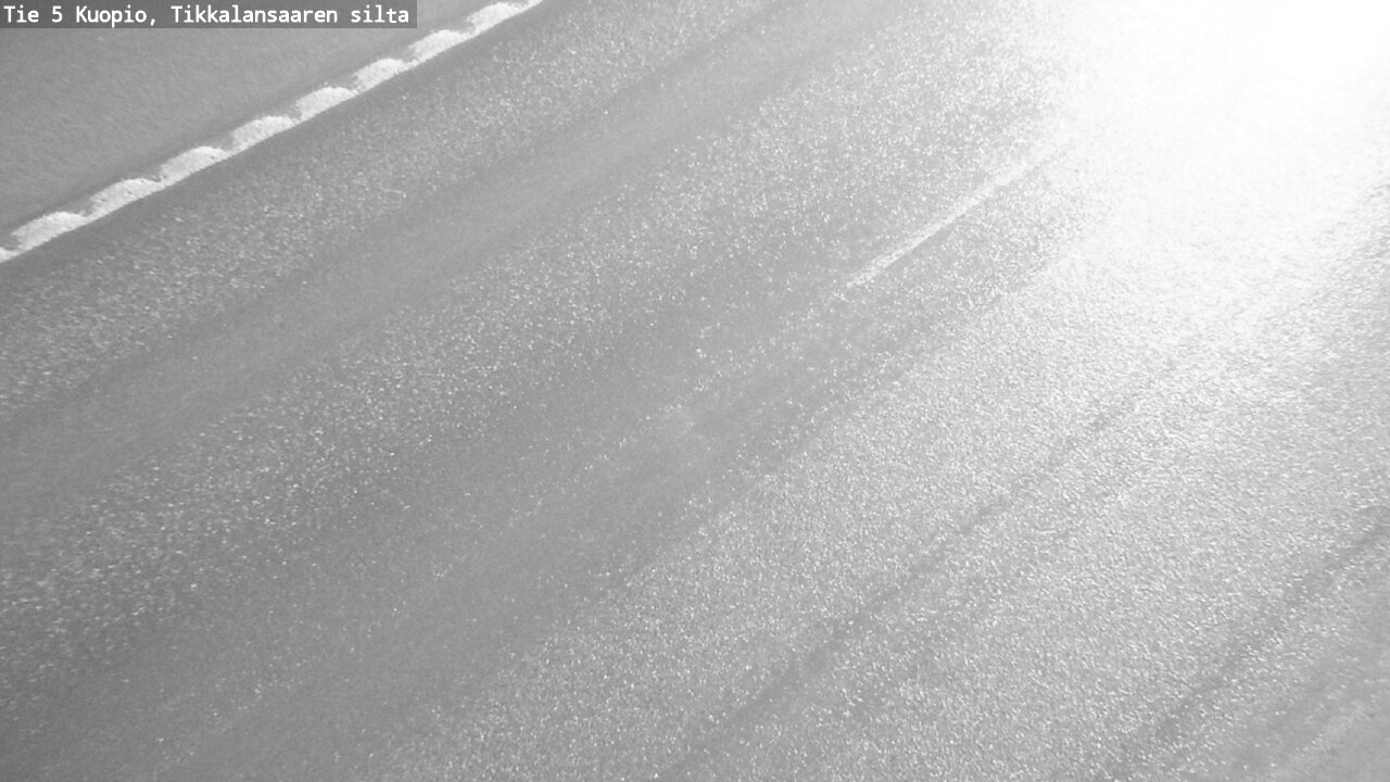 Weather Camera Image Road 5 Kuopio, Tikkalansaari, Kuopio, Pohjois-Savo