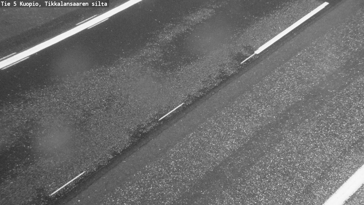Weather Camera Image Road 5 Kuopio, Tikkalansaari, Kuopio, Pohjois-Savo