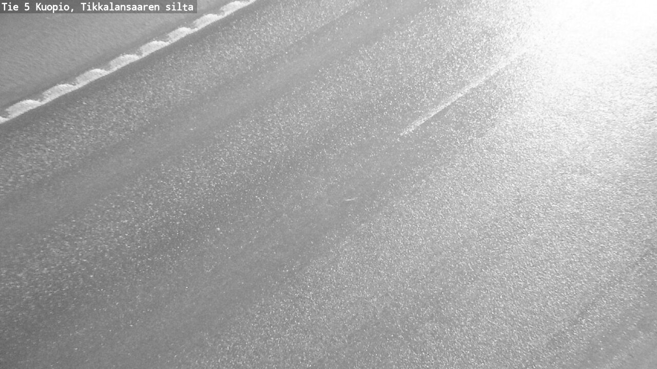 Weather Camera Image Road 5 Kuopio, Tikkalansaari, Kuopio, Pohjois-Savo