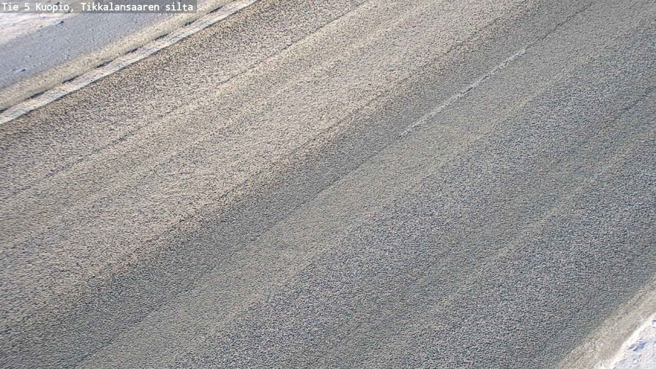 Weather Camera Image Väg 5 Kuopio, Tikkalansaari, Kuopio, Pohjois-Savo