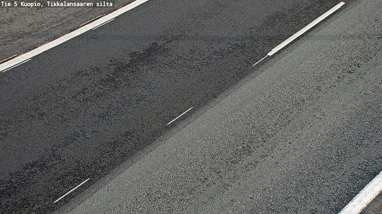 Weather Camera Image Road 5 Kuopio, Tikkalansaari, Kuopio, Pohjois-Savo
