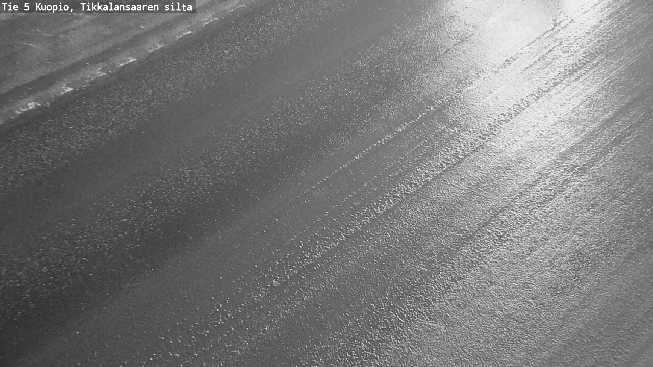 Weather Camera Image Road 5 Kuopio, Tikkalansaari, Kuopio, Pohjois-Savo