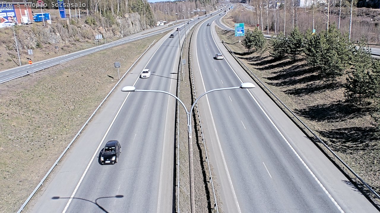 Kelikamerat Kuva Tie 5 Kuopio, Sorsasalo, Kuopio, Pohjois-Savo