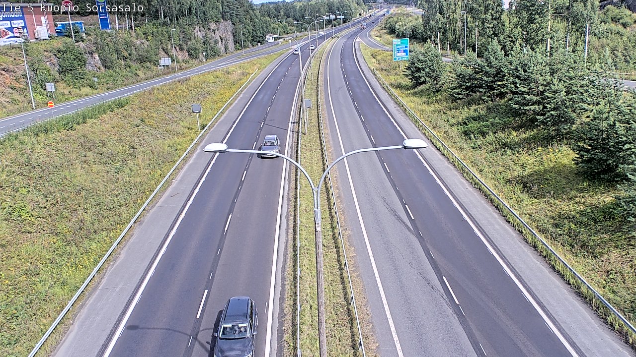 Kelikamerat Kuva Tie 5 Kuopio, Sorsasalo, Kuopio, Pohjois-Savo