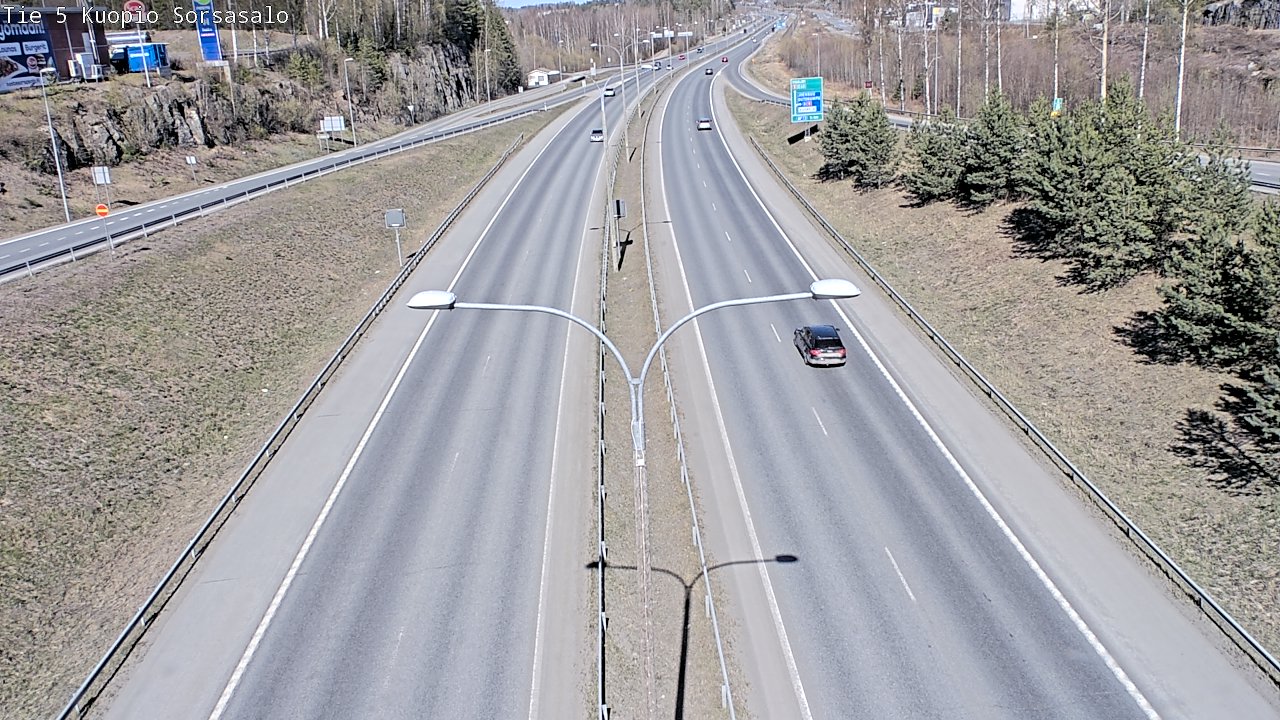 Kelikamerat Kuva Tie 5 Kuopio, Sorsasalo, Kuopio, Pohjois-Savo