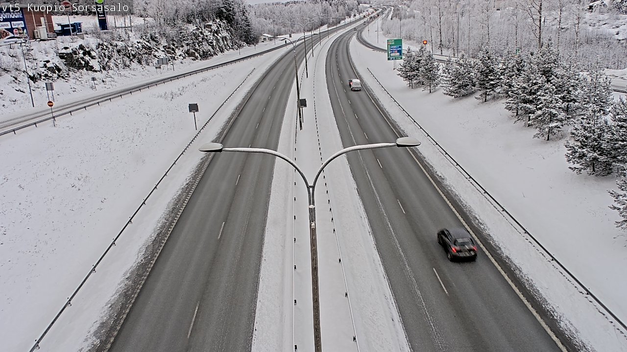 Weather Camera Image Road 5 Kuopio, Sorsasalo, Kuopio, Pohjois-Savo