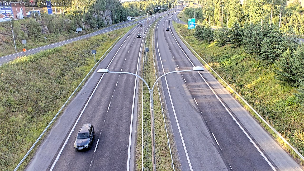 Kelikamerat Kuva Tie 5 Kuopio, Sorsasalo, Kuopio, Pohjois-Savo