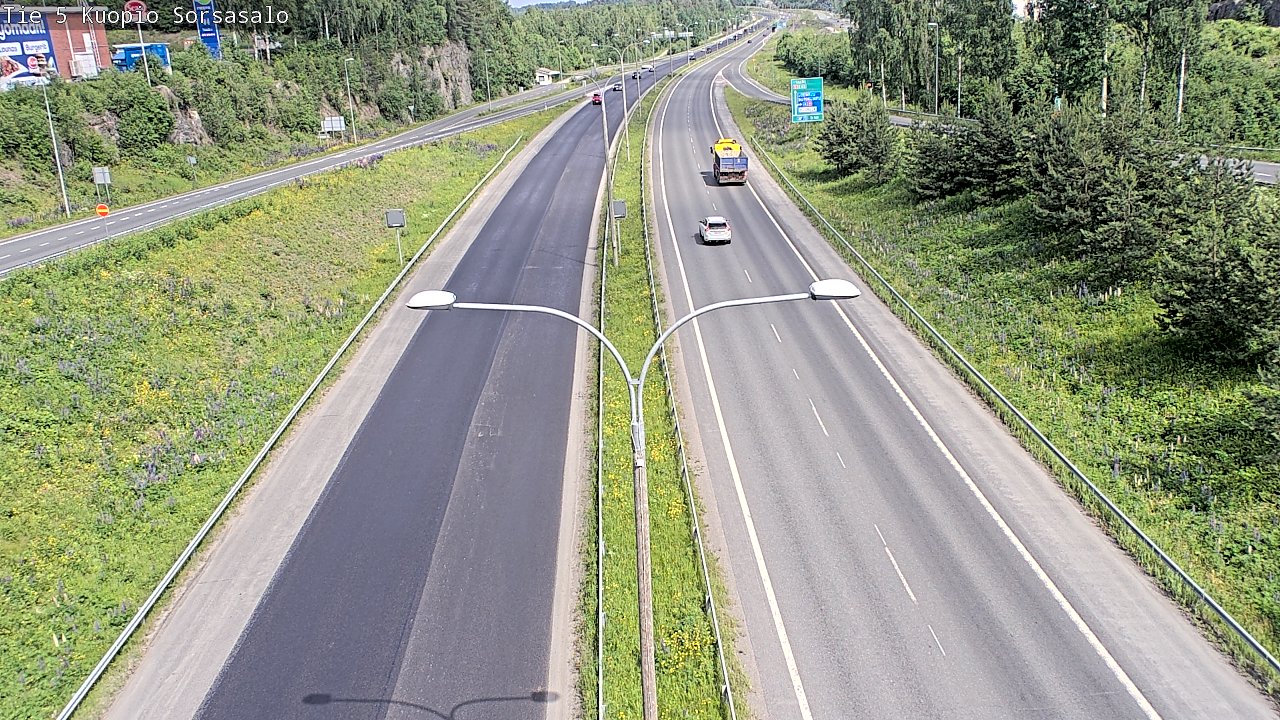 Kelikamerat Kuva Tie 5 Kuopio, Sorsasalo, Kuopio, Pohjois-Savo