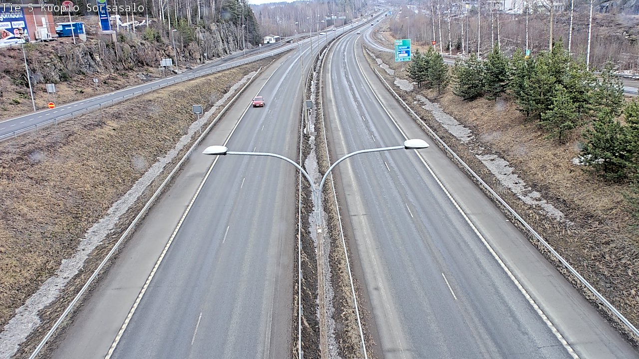 Kelikamerat Kuva Tie 5 Kuopio, Sorsasalo, Kuopio, Pohjois-Savo