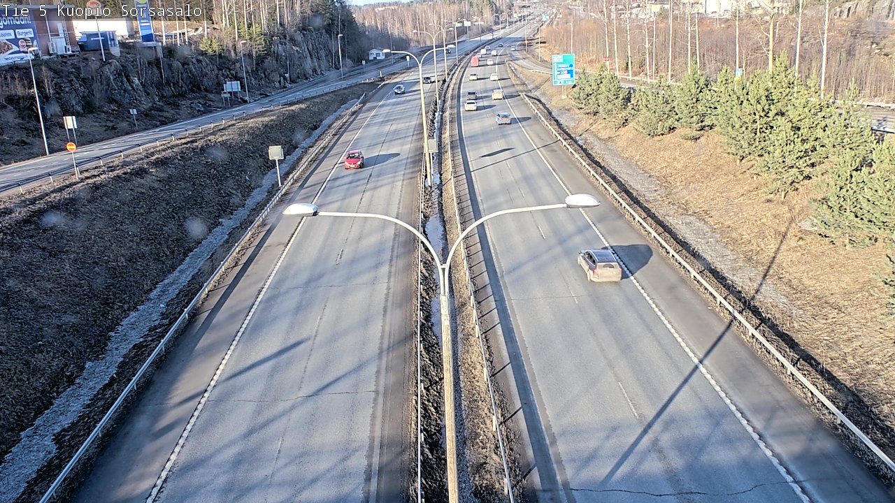 Kelikamerat Kuva Tie 5 Kuopio, Sorsasalo, Kuopio, Pohjois-Savo