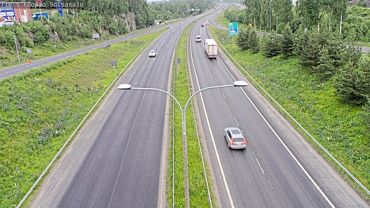 Kelikamerat Kuva Tie 5 Kuopio, Sorsasalo, Kuopio, Pohjois-Savo