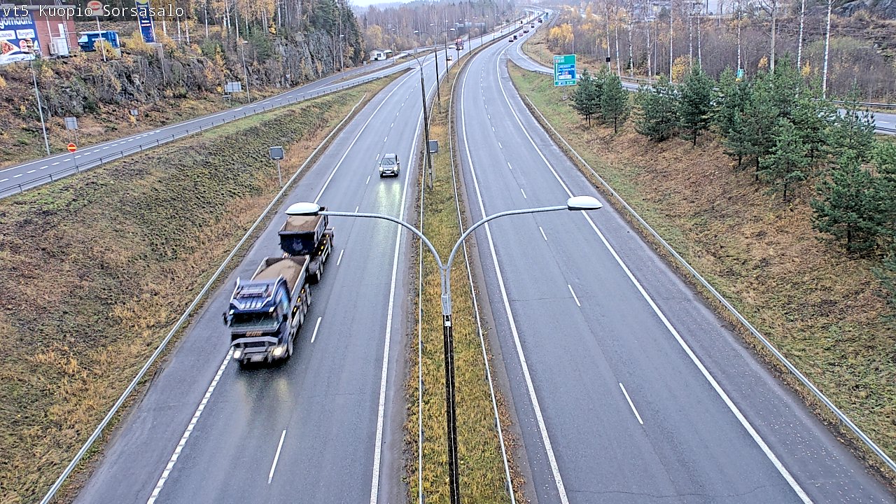 Kelikamerat Kuva Tie 5 Kuopio, Sorsasalo, Kuopio, Pohjois-Savo