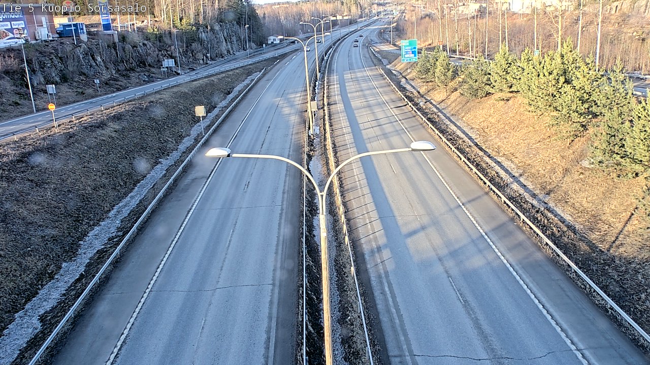 Kelikamerat Kuva Tie 5 Kuopio, Sorsasalo, Kuopio, Pohjois-Savo