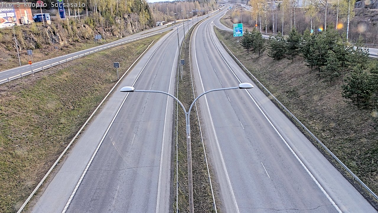Kelikamerat Kuva Tie 5 Kuopio, Sorsasalo, Kuopio, Pohjois-Savo