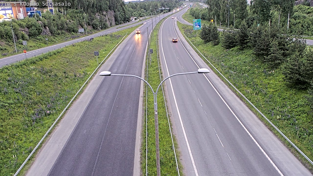 Kelikamerat Kuva Tie 5 Kuopio, Sorsasalo, Kuopio, Pohjois-Savo