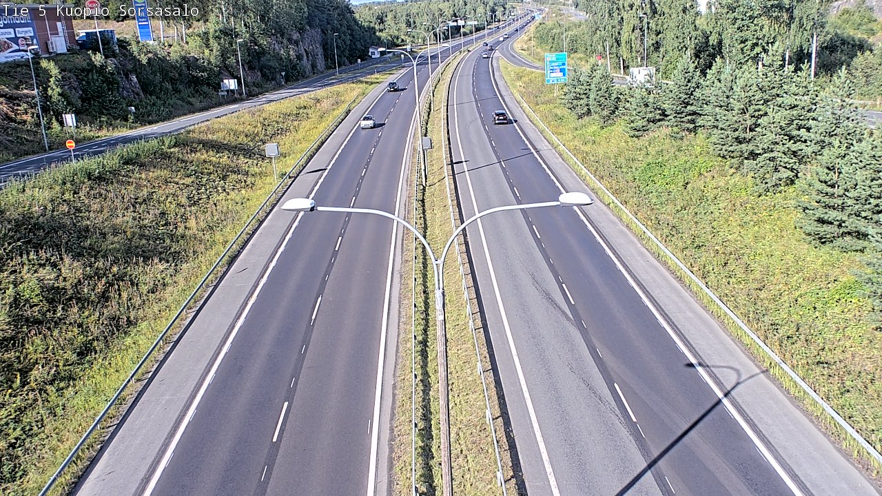 Kelikamerat Kuva Tie 5 Kuopio, Sorsasalo, Kuopio, Pohjois-Savo