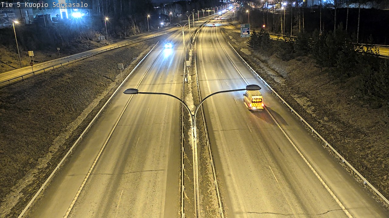 Weather Camera Image Road 5 Kuopio, Sorsasalo, Kuopio, Pohjois-Savo