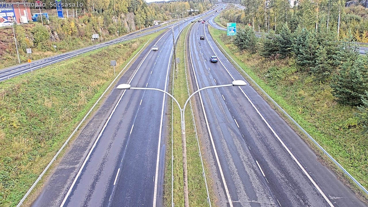 Kelikamerat Kuva Tie 5 Kuopio, Sorsasalo, Kuopio, Pohjois-Savo