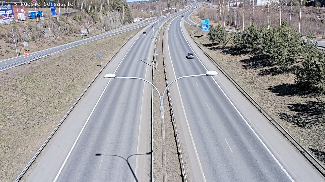 Kelikamerat Kuva Tie 5 Kuopio, Sorsasalo, Kuopio, Pohjois-Savo