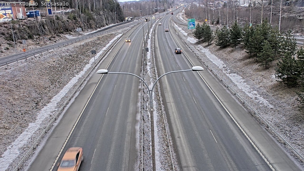 Kelikamerat Kuva Tie 5 Kuopio, Sorsasalo, Kuopio, Pohjois-Savo