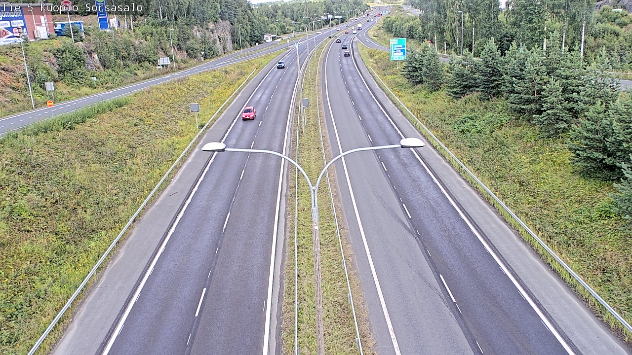 Kelikamerat Kuva Tie 5 Kuopio, Sorsasalo, Kuopio, Pohjois-Savo