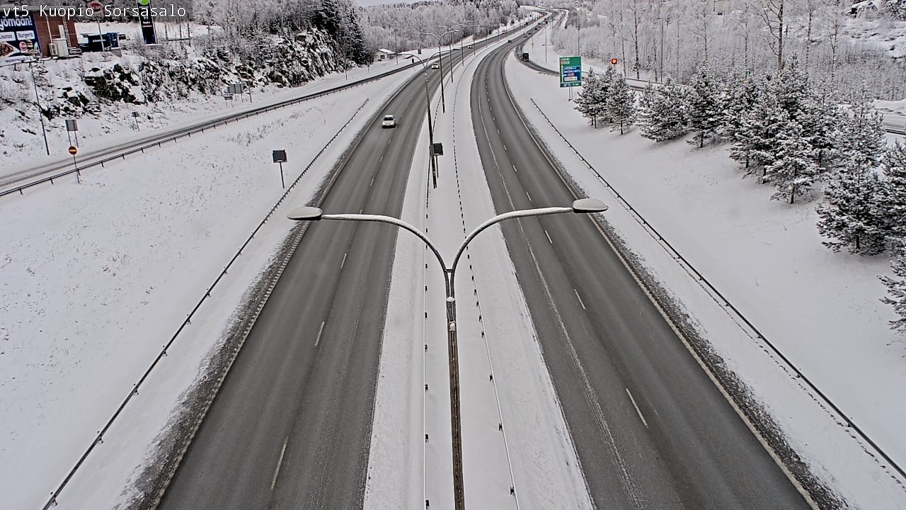 Weather Camera Image Road 5 Kuopio, Sorsasalo, Kuopio, Pohjois-Savo