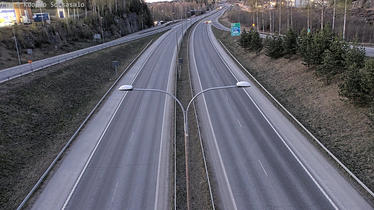 Kelikamerat Kuva Tie 5 Kuopio, Sorsasalo, Kuopio, Pohjois-Savo