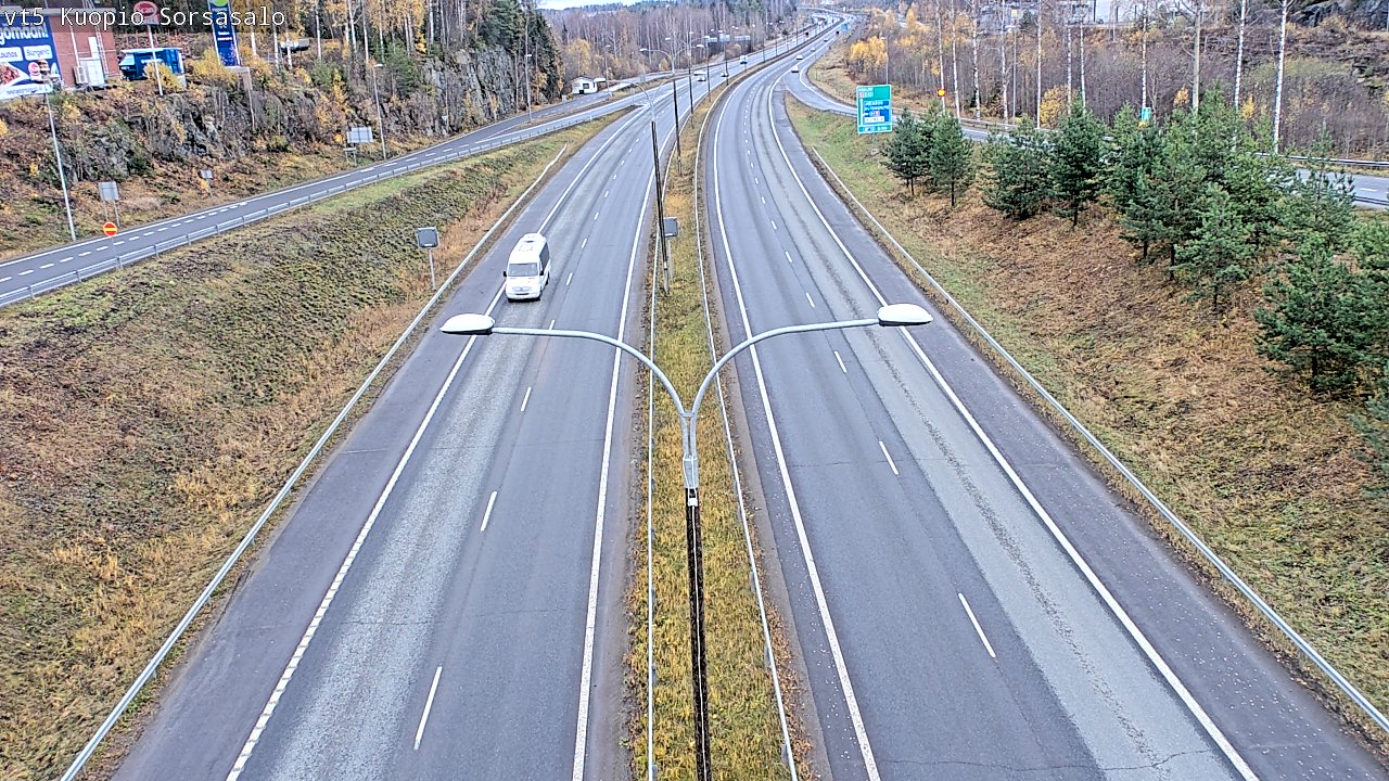 Kelikamerat Kuva Tie 5 Kuopio, Sorsasalo, Kuopio, Pohjois-Savo