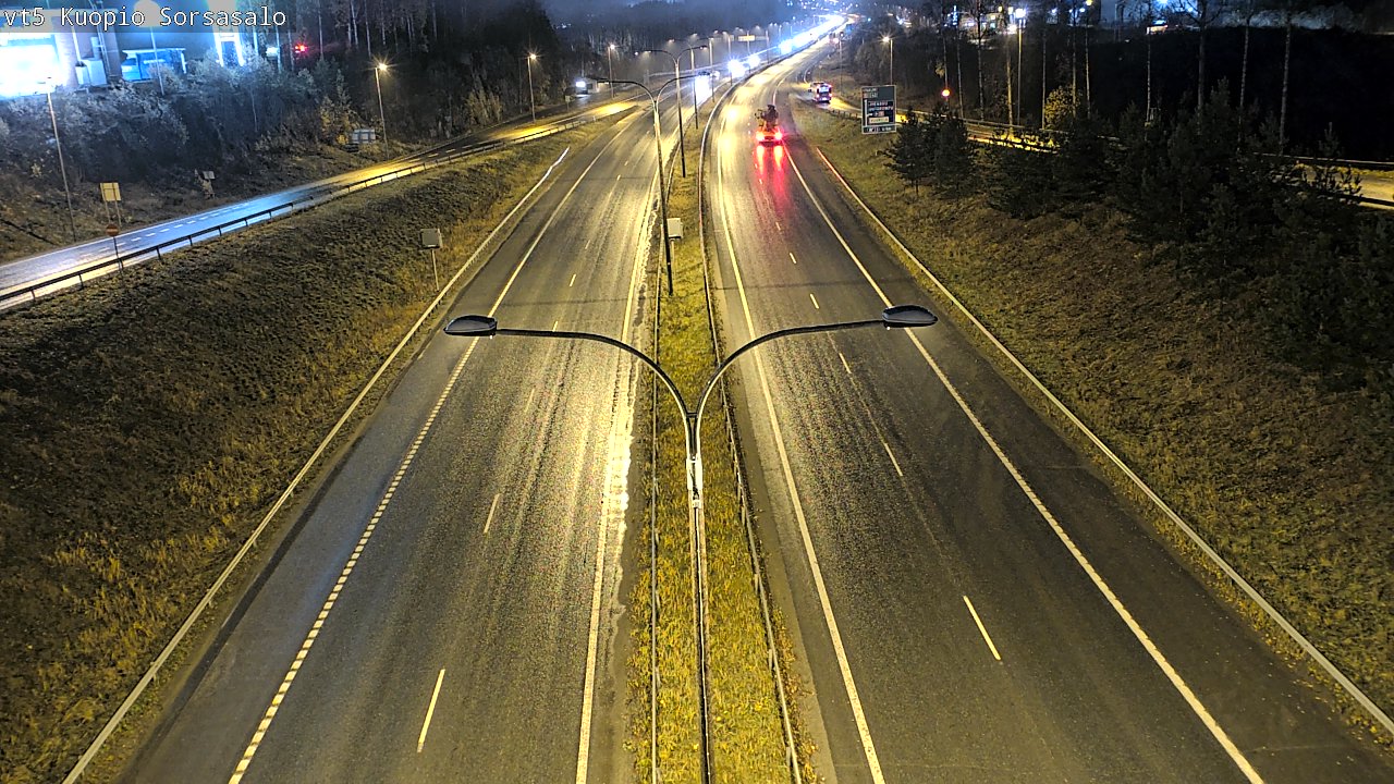 Weather Camera Image Väg 5 Kuopio, Sorsasalo, Kuopio, Pohjois-Savo