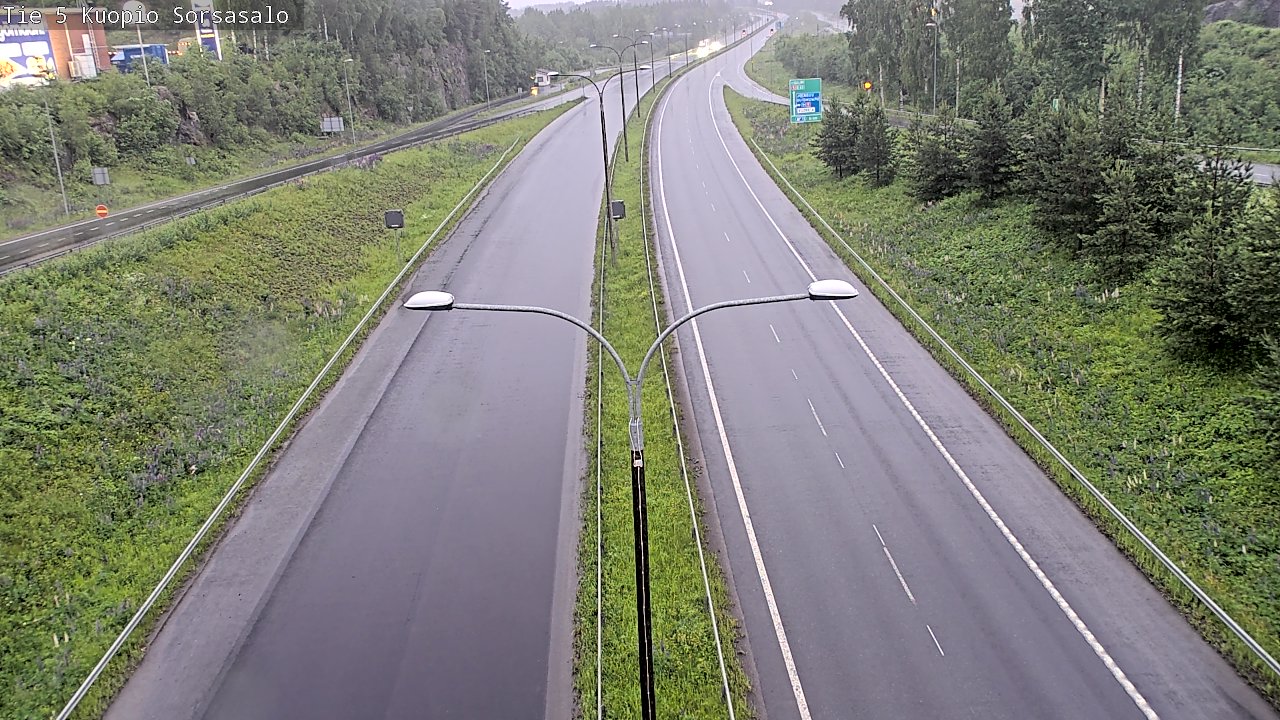 Kelikamerat Kuva Tie 5 Kuopio, Sorsasalo, Kuopio, Pohjois-Savo