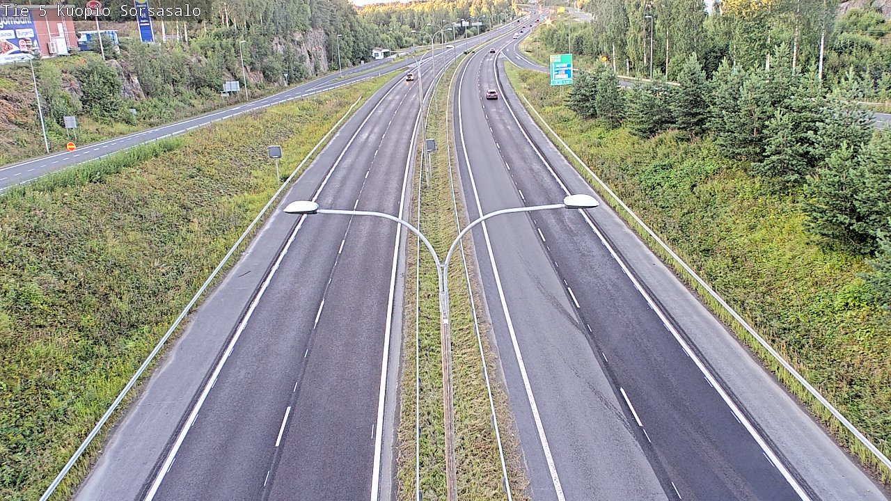 Kelikamerat Kuva Tie 5 Kuopio, Sorsasalo, Kuopio, Pohjois-Savo