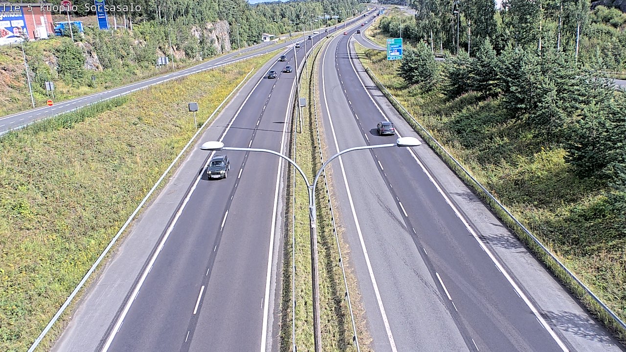 Kelikamerat Kuva Tie 5 Kuopio, Sorsasalo, Kuopio, Pohjois-Savo