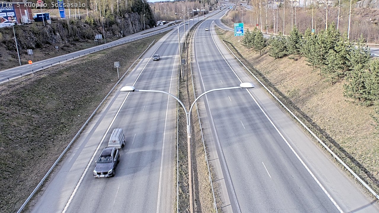 Kelikamerat Kuva Tie 5 Kuopio, Sorsasalo, Kuopio, Pohjois-Savo