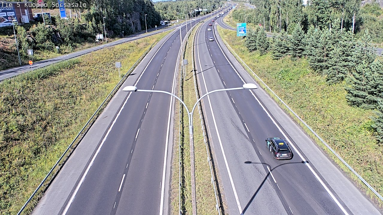 Kelikamerat Kuva Tie 5 Kuopio, Sorsasalo, Kuopio, Pohjois-Savo