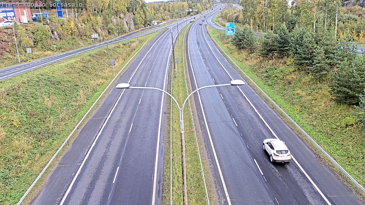 Kelikamerat Kuva Tie 5 Kuopio, Sorsasalo, Kuopio, Pohjois-Savo