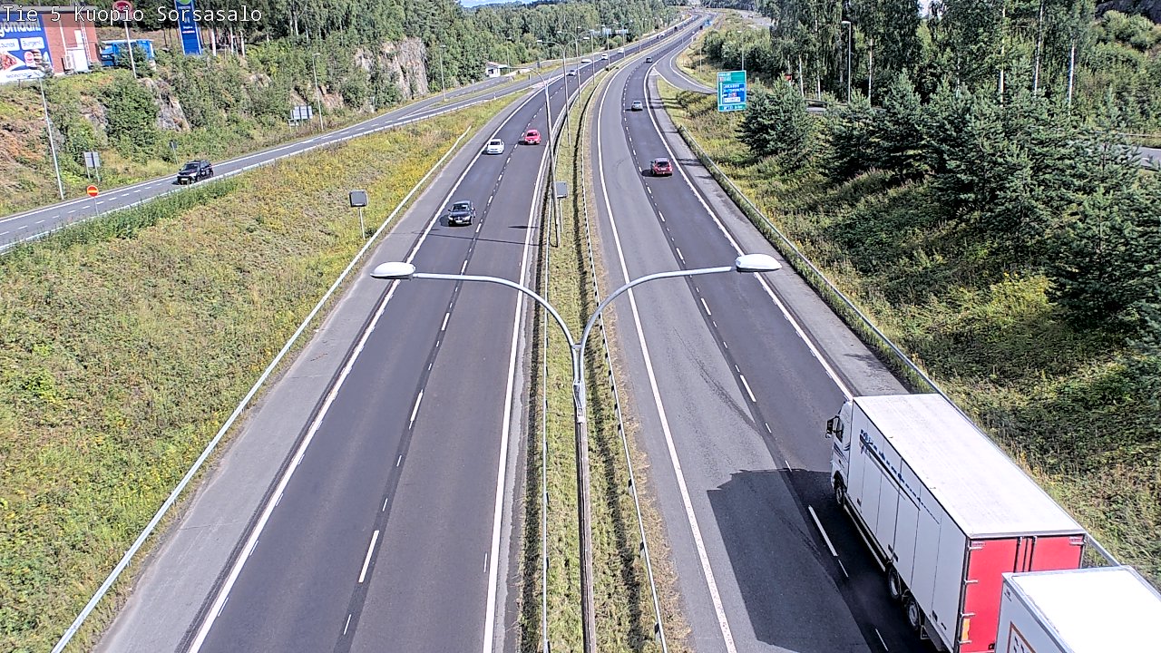 Kelikamerat Kuva Tie 5 Kuopio, Sorsasalo, Kuopio, Pohjois-Savo