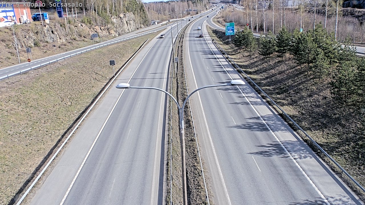 Kelikamerat Kuva Tie 5 Kuopio, Sorsasalo, Kuopio, Pohjois-Savo