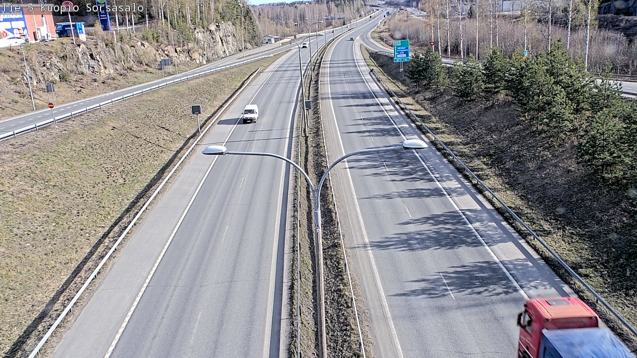 Kelikamerat Kuva Tie 5 Kuopio, Sorsasalo, Kuopio, Pohjois-Savo